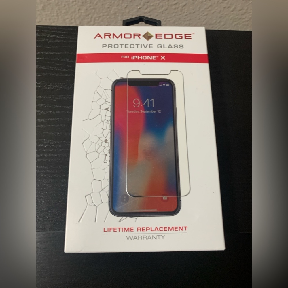 Armor Edge Protective Glass Tempered Screen Protector iPhone X